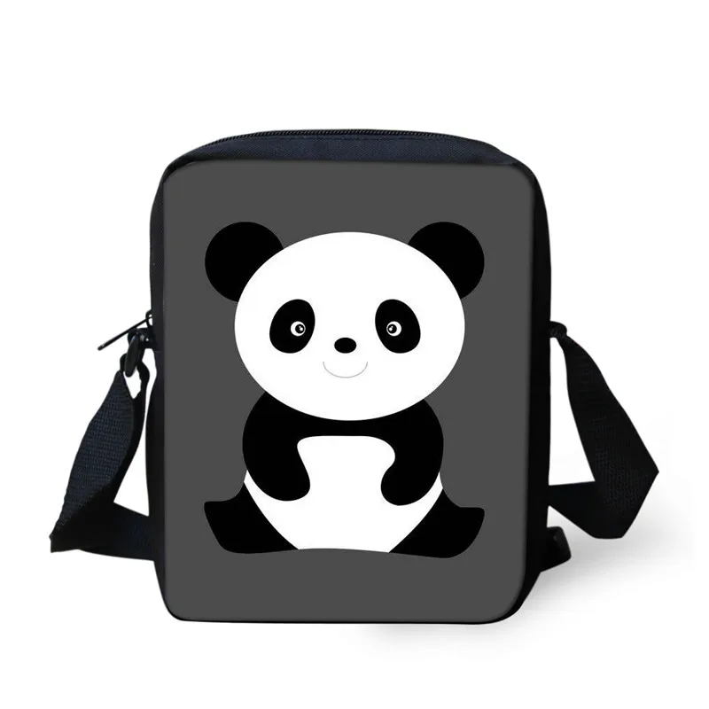 THIKIN Kawaii с принтом «панда», мини сумка Животные через плечо, школьная сумка для девочек сумки через плечо сумки из натуральной кожи детские книжные сумки - Цвет: L2740E