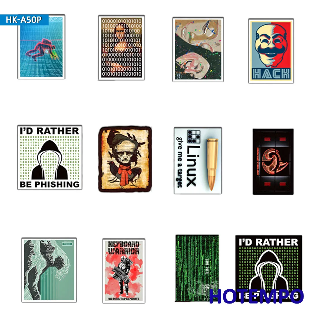 50pcs Hackers Graffiti Stickers Programming Internet Html Software Geek for Mobile Phone Laptop Luggage Skateboard Decal Sticker 50pcs Hackers Graffiti Stickers Programming Internet Html Software Geek for Mobile Phone Laptop Luggage Skateboard Decal Sticker
