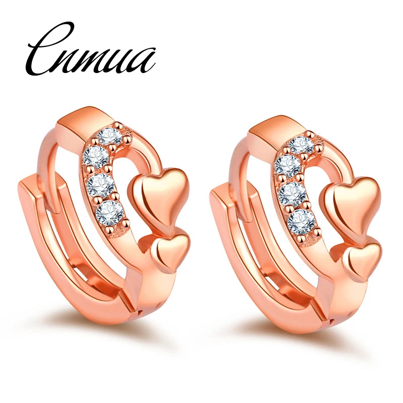 

New Cherry Earrings Female Jewelry Temperament Sweet Japanese And Korean Earrings Zircon Mosaic Ear Clip Gift