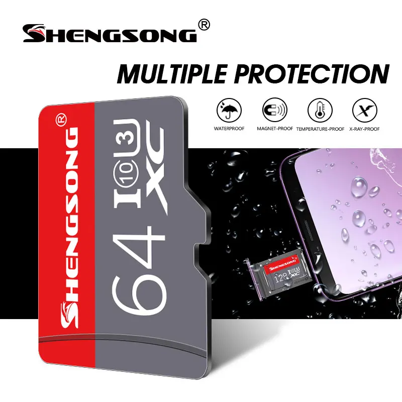 Дешевый Micro SD карта памяти 8 ГБ 16 ГБ 32 ГБ 64 Гб 128 Гб класс скорости 10 Microsd для sd карты для смартфона или настольного ПК