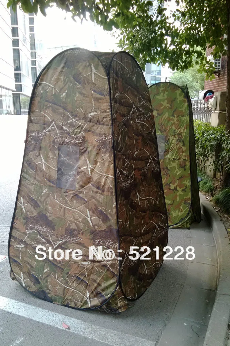 Privacy automatic pop up toilet shower photography camouflage hunting shower watching bird changing room outdoor camping tent