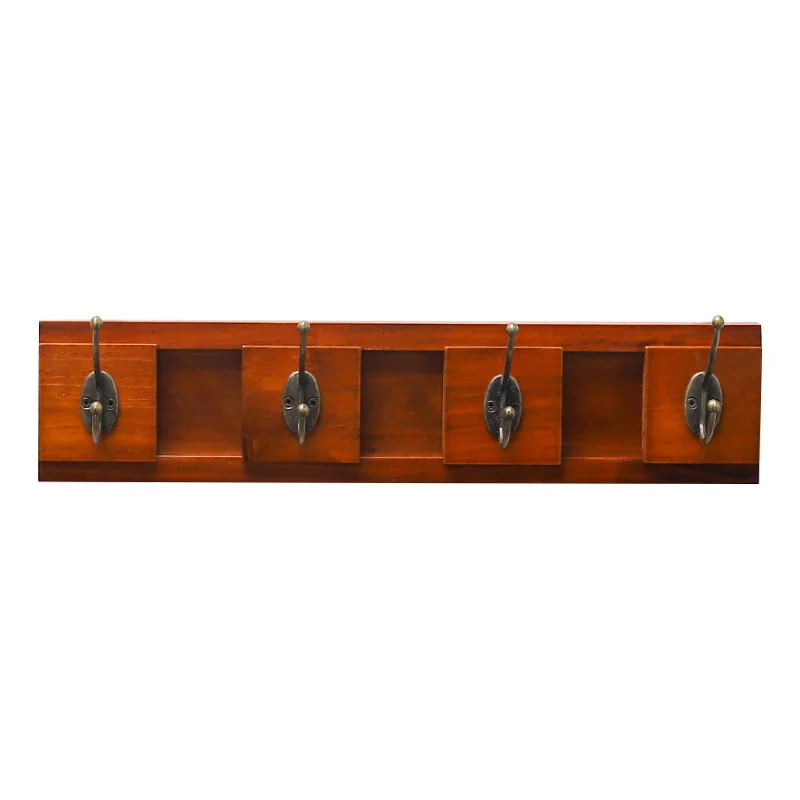 

Hook 30*9cm Or 40*9cm Wood + Iron Art Strong And Durable Perfect For Storage Adjustable Vintage Hook