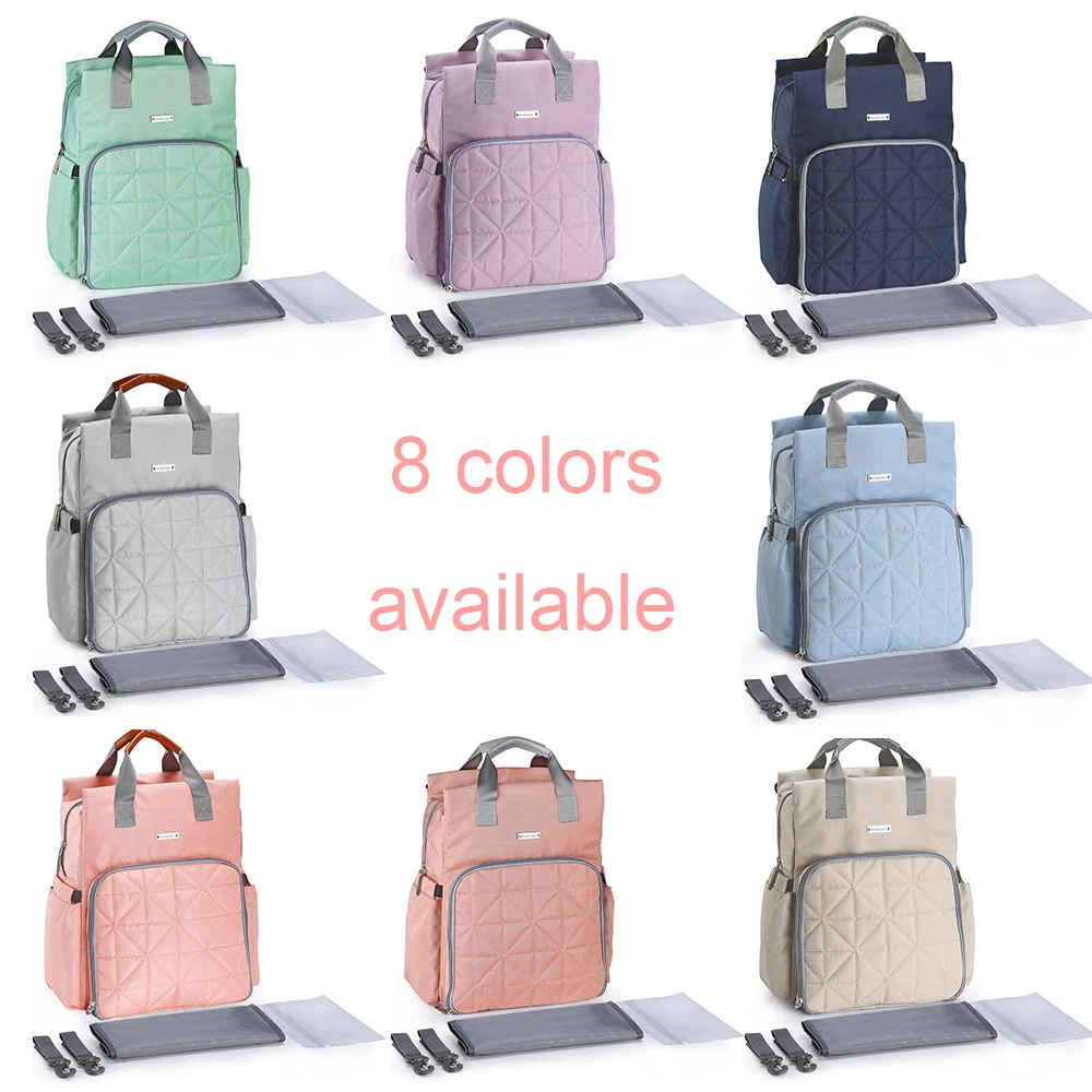 

Fashion Mother Maternity Baby Nappy Care Bag Waterproof Travel Backpack Kit for Mom 2018 Mommy Nursing Diaper Bags New