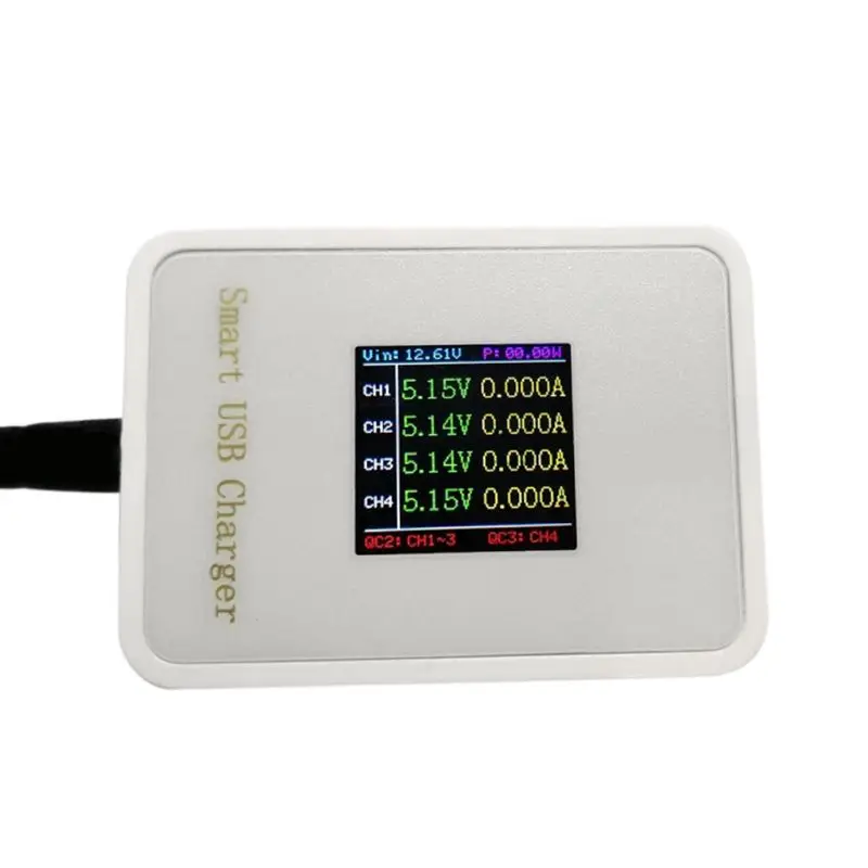 4 port usb voltage current meter qc 2 0 3 0 quick charger 45w 8 5a usb 