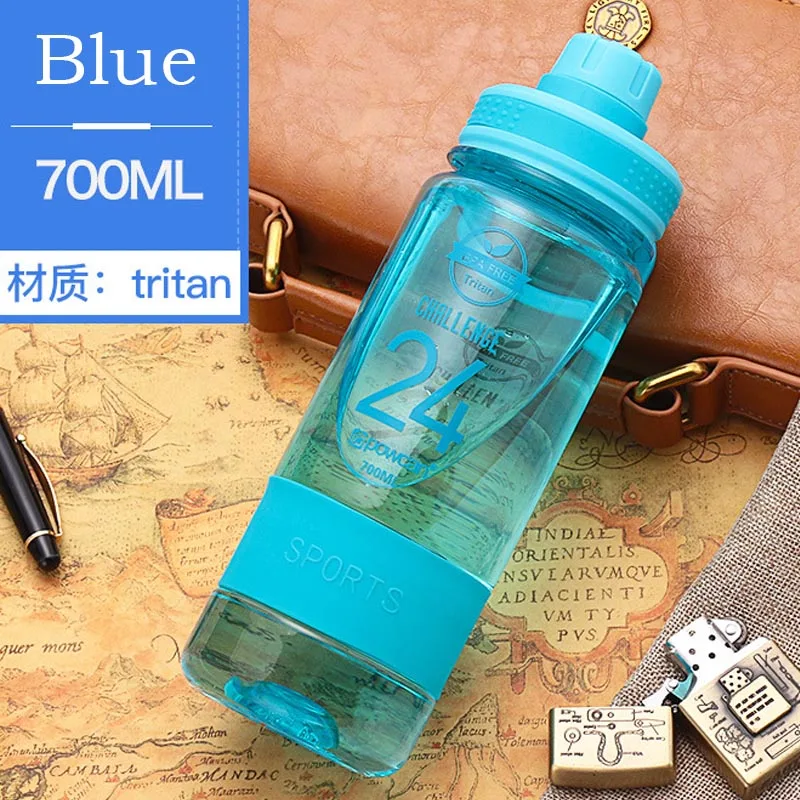 BPA free Тритан синий 700 мл/900 мл Высокое качество устойчивость к падению рукоятка