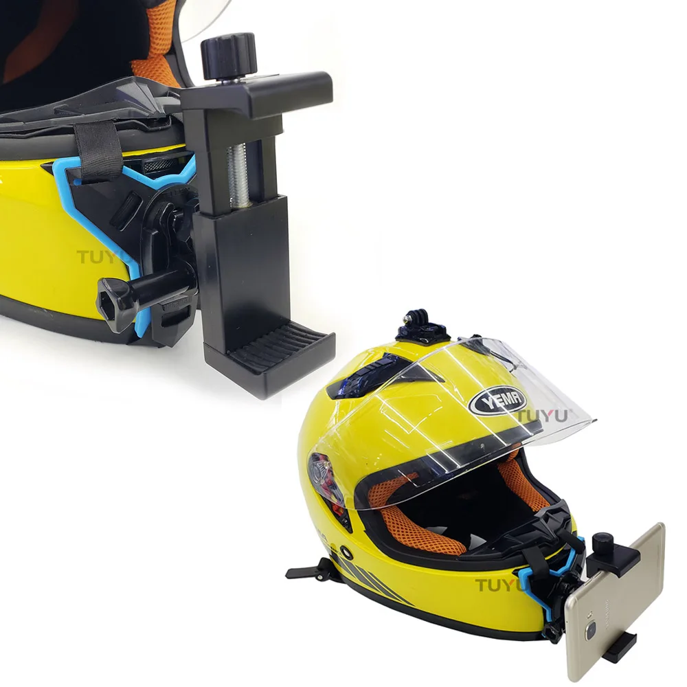 TUYU Motorcycle Helmet Chin Bracket Mount Adapter for Gopro Hero 7 6 5 4 SJCAM Xiaomi Yi EKEN suit for All Sports Action Camera-3