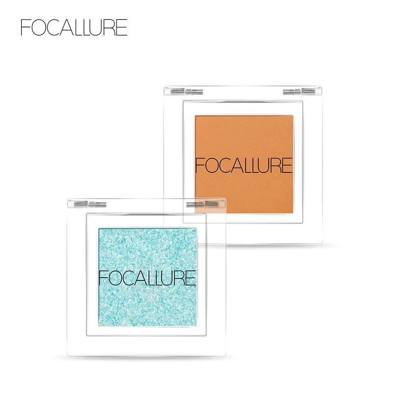 

FOCALLURE Single Color Eyeshadow 18 Colors Eye Shadow Matte Shadow Powder Press Long-lasting Natural Professional Eye Makeup