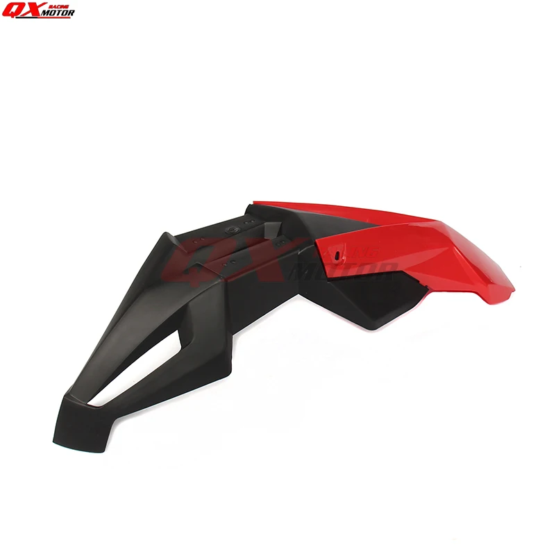 

Kayo T2 T4 T6 off Road Dirt Pit Bike MX Motocross Front mudguard front fender red + black color Free Shipping