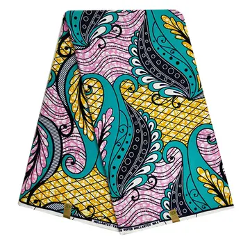 

african wax HOLLANTEX prints 100% cotton ankara fabric african java wax printed fabrics 6yards for party dress H180516