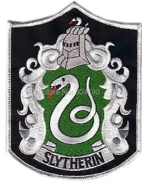

6" SLYTHERIN LARGE QUIDDITCH Happy Potter iron on chest patch Comic TV Movie Film Series badge transfer scrapbooking accessories