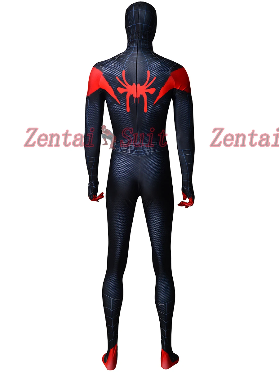 Новинка, черный костюм Человека-паука, костюм зентай на Хэллоуин, костюмы Супергероя человека-паука для взрослых/детей