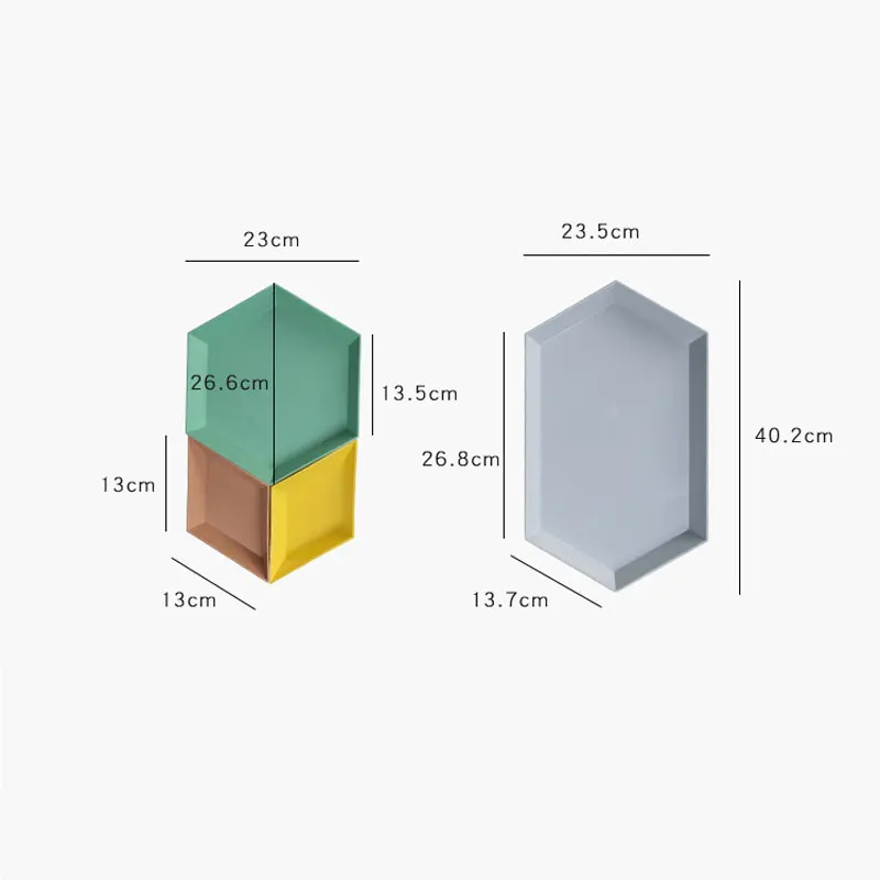 Скандинавские геометрические конфеты лоток для фруктов органайзер для рабочего стола сочетание хранения ювелирных изделий пластинка украшения дома