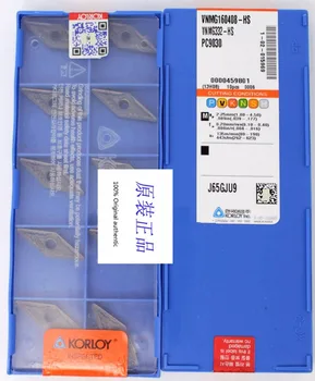 

KORLOY carbide insert VNMG160408-HS PC9030 turning tools milling cutter PVD coated grades for stainless steel VNMG332-HS