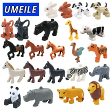 UMEILE 28 Style Original Classic Animal Zoo Big Building Blocks Kids Toys DIY Set Brick Compatible