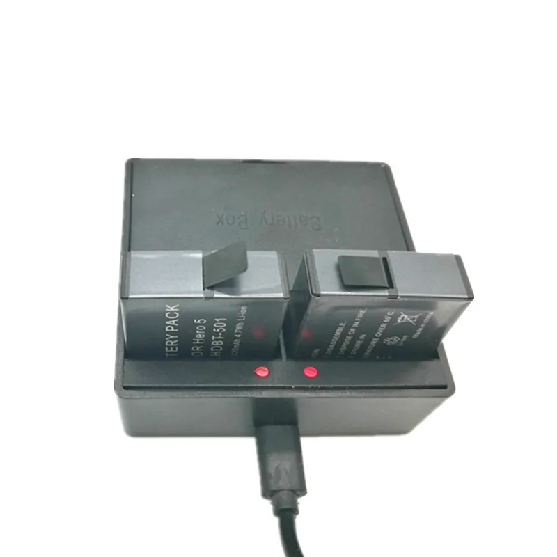 2018 новый двойной функциональный Go pro Аксессуары USB двойное зарядное устройство
