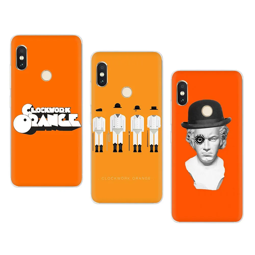 Заводной оранжевый модный жесткий чехол для телефона Xiaomi Mi Mix 2S Max 3 F1 5S 6 8 9 SE A2 Lite A1