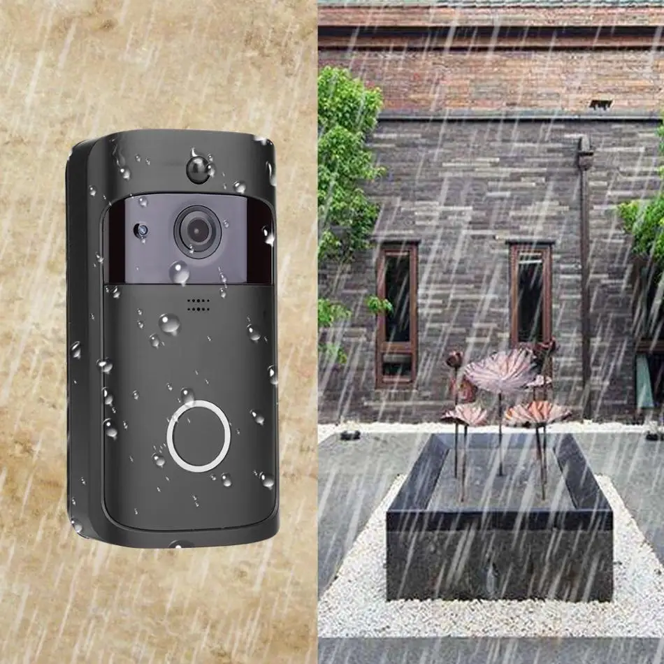 1080 P wifi Smart Security дверной звонок беспроводной видео телефон двери ИК ночного видения камера