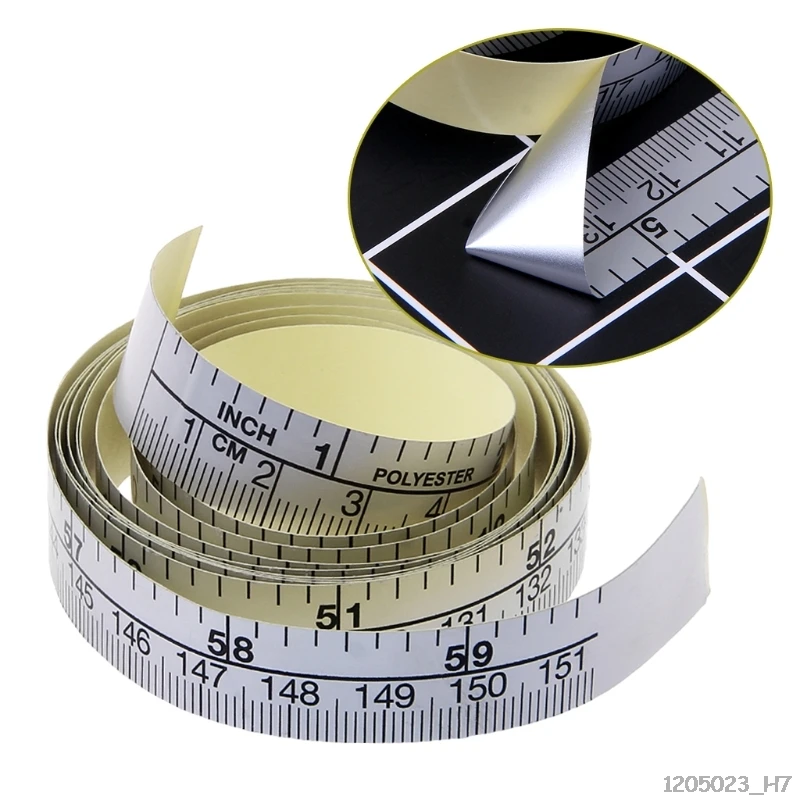 

151cm Self Adhesive Metric Measure Tape Vinyl Ruler For Sewing Machine Sticker