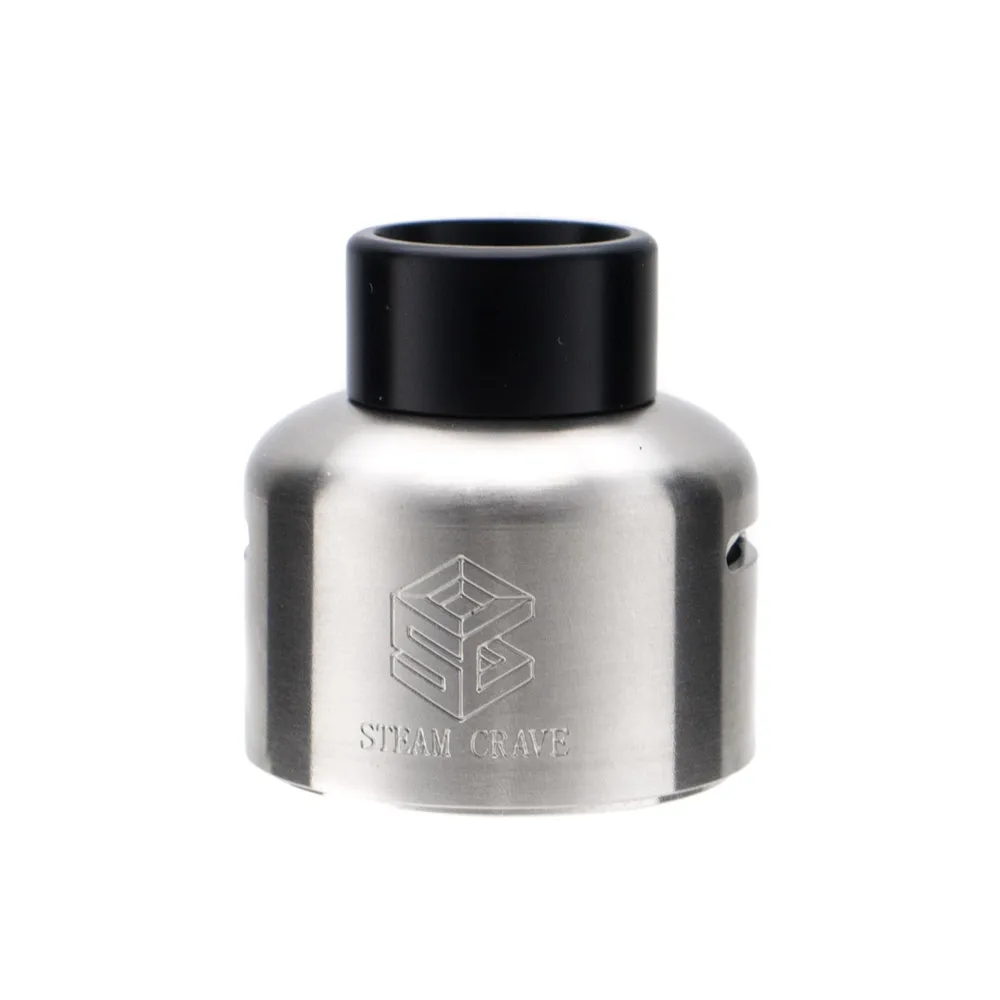 

Original Steam Crave Metal Cap for Glaz RDSA V1.1 Atomizer Support Both Top-side Airflow and Bottom Airflow Open Together