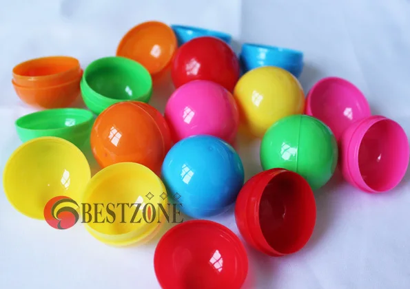50 шт 50 мм пластиковые шарики-капсулы игрушки капсулы полный цвет смешанные, 2 дюйма смешанные цвета капсулы