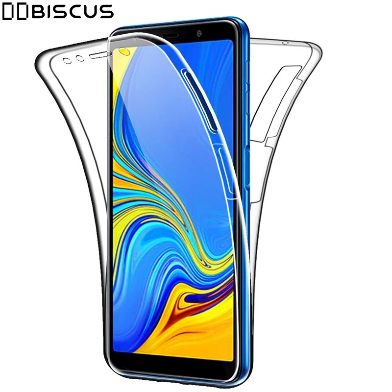 360 градусов чехол для samsung Galaxy Note 8, 9, 10, S8 S9 S10 плюс S10E A3 A5 A6 A7 A8 J3 J4 J5 J6 J7 Pro Чехол для всего тела