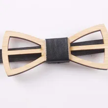 Модная бамбуковая деревянная Бабочка для мальчиков вечерние галстуки-бабочки ручной работы полые галстуки-бабочки для детей галстуки для мужчин gravata