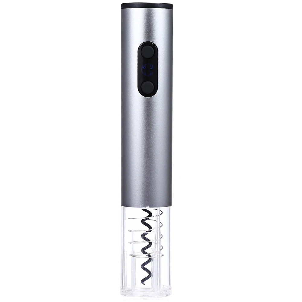 Cena 4 sztuk elektryczny automatyczny otwieracz do butelek wina zestaw Cordless korkociąg z aluminiowym nożem korek próżniowy otwieracz do wina akcesoria do wina