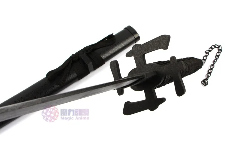 Cosplay&Ware [12]Bleach Kurosaki Ichigo Katana Anime Cosplay Wooden Sword Blade Halloween Carnival Party Events -Cosplay&Ware anime Shop