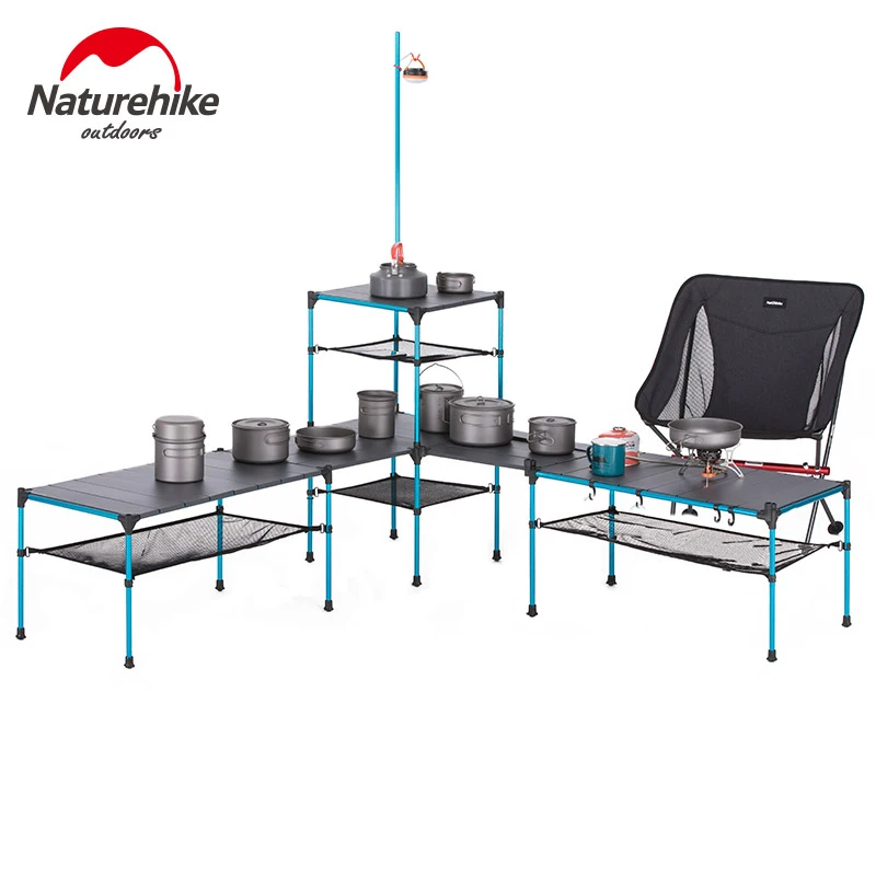 

Naturehike Outdoor Free Splicing Folding Table Portable Ultralight Changeable Camping Picnic BBQ Dinner Party Table