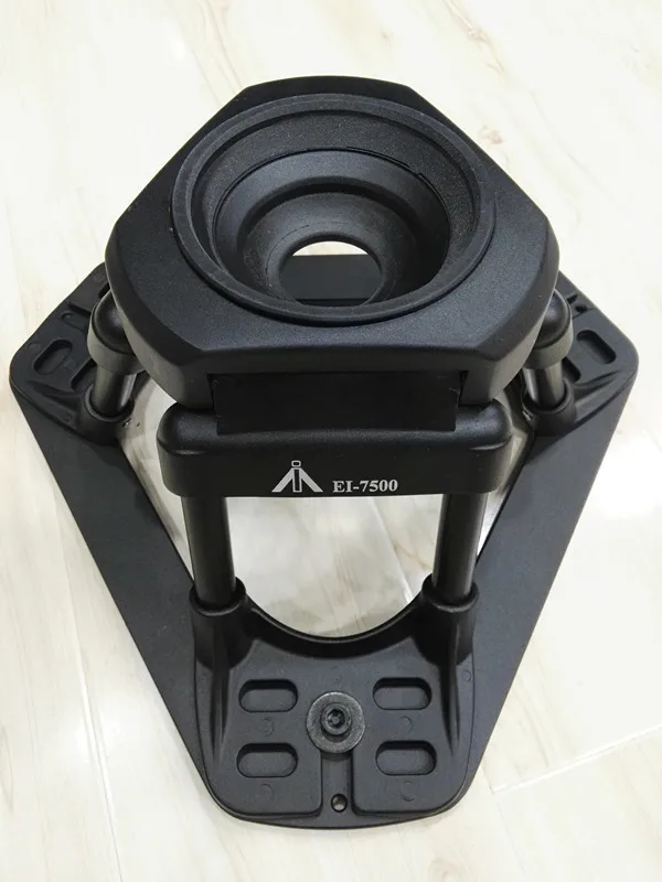 

E-IMAGE Aluminum Legs Pan 75mm/100mm Bowl Professional Video Camera Short Tripod Load 85KG for FS7/RED Low Shooting