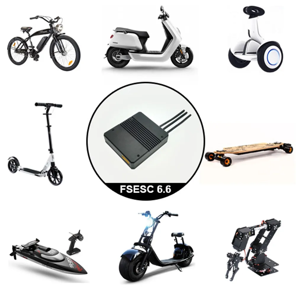 

HGLRC-Flipsky FSESC6.6 60A ESC Based Upon VESC 6 Aluminum Case for Electric Skateboard RC Car Spare Parts Accessories