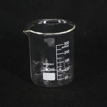 

300ML Low Form Glass Beaker Chemistry Experiment Labware For School Laboratory Equipment