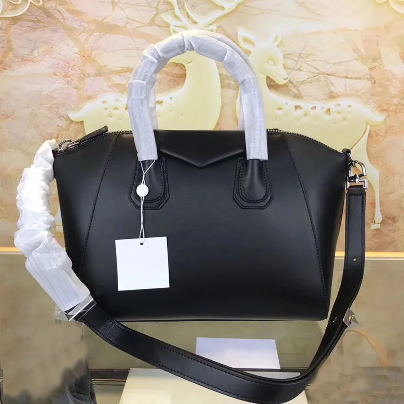 

Real cowhide women's bag fashion leisure leather postman bag high quality designer luxury large capacity handbag
