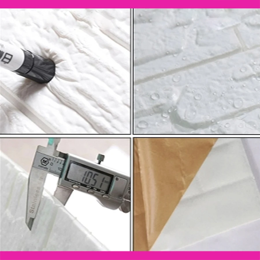 3D Wall Paper Modern Brick Pattern Home Decoration Wallpaper Self-adhesive Waterproof Stickers Bedroom Children Contact Paper 3D Wall Paper Modern Brick Pattern Home Decoration Wallpaper Self-adhesive Waterproof Stickers Bedroom Children Contact Paper