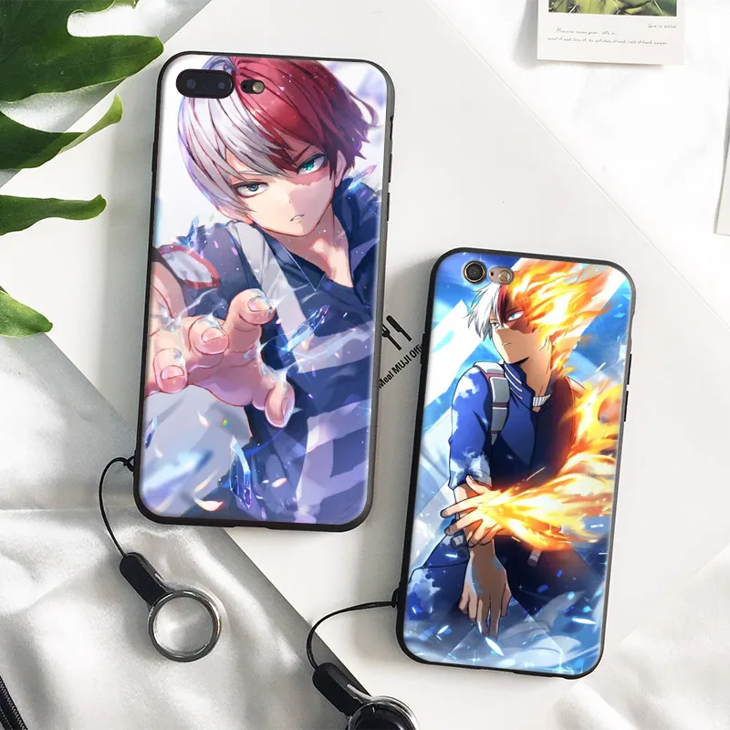 

Shoto Todoroki My Hero Academia Soft Silicone Phone Case Cover Shell For Apple iPhone 5 5s Se 6 6s 7 8 Plus X XR XS MAX