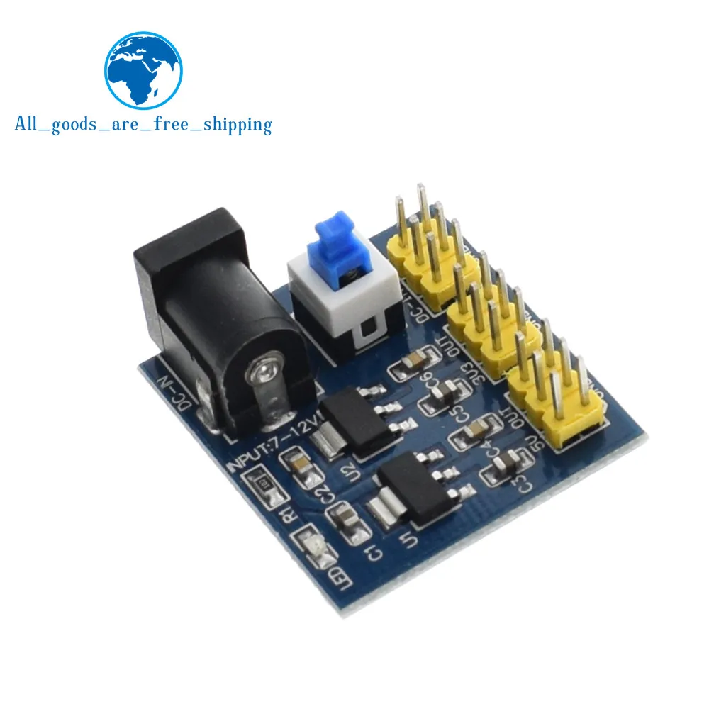 

TZT DC-DC 12V To 3.3V 5V Buck Step down Power Supply Module For Arduino