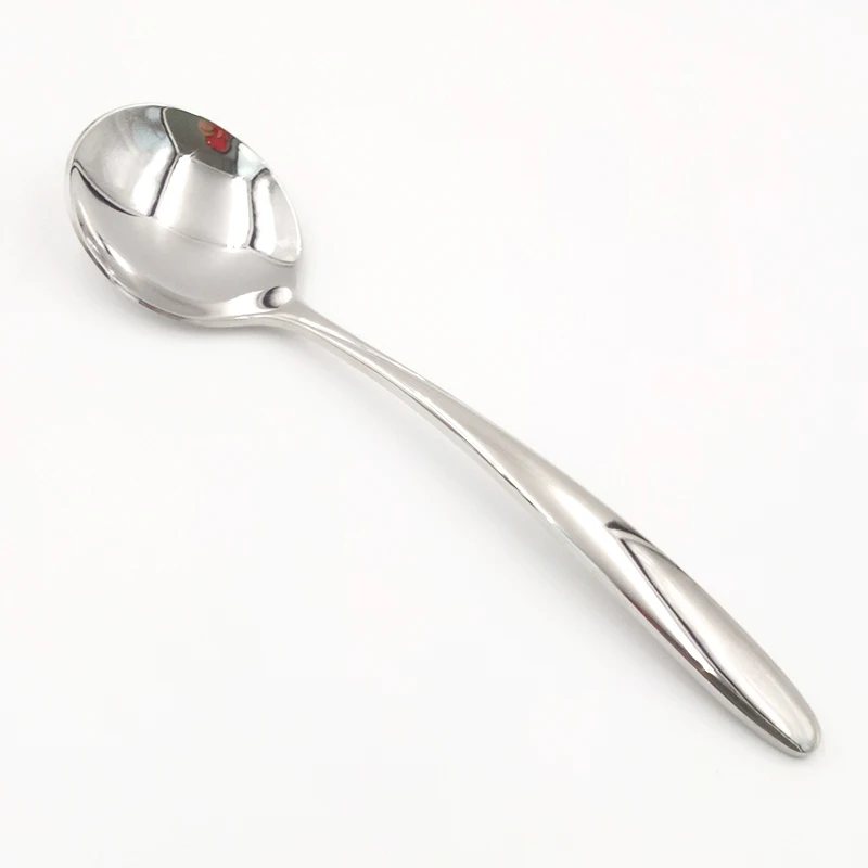 1 pcs Stainless Steel Long handled Rice Spoon Soup Spoon Coffee Spoon