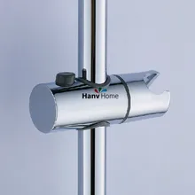 ABS хром 24 мм душевая головка рельс ползунок держатель Регулируемая стойка кронштейн стойка слайд бар вентиль аксессуары для ванной комнаты