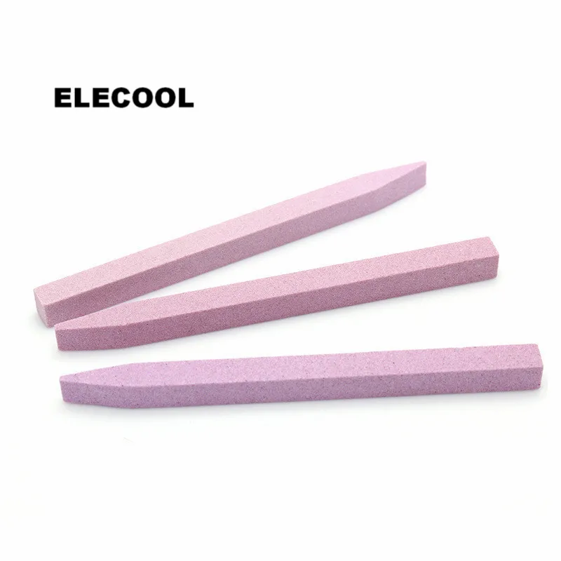 

ELECOOL Pink Nail Care Quartz Stone Grinding Rods Files Cuticle Remover Extirpate Manicure Care Tool