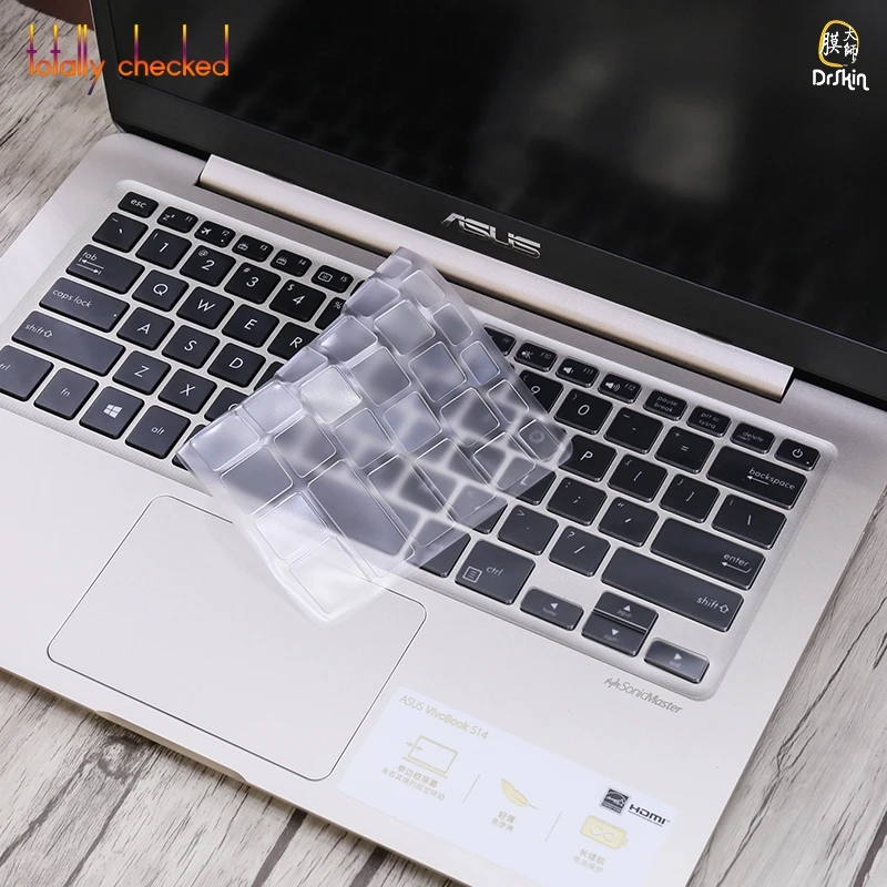 Для Asus vivobook s14 s406ua s406 s406u 14 дюймов Ультратонкий чехол для клавиатуры ноутбука из