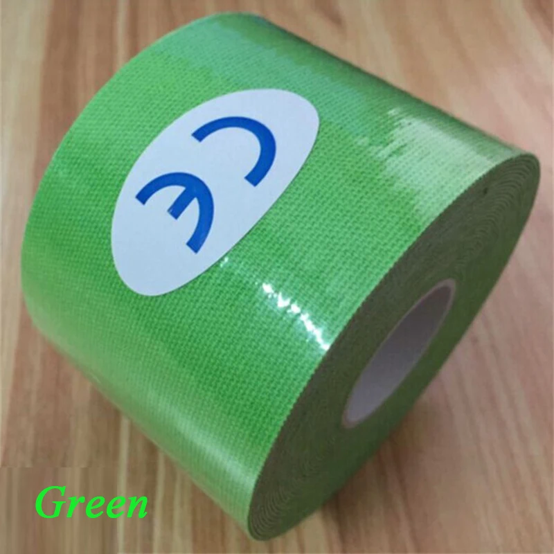 Quality 5cm*5m elastic cotton roll adhesive kinesio tape Sports injury muscle strain protection tapes first aid bandage support