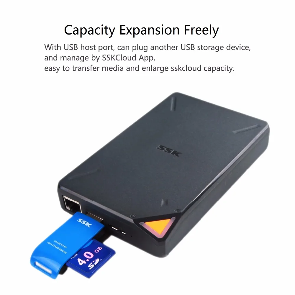 SSK SSM F200 Portable Wireless External hard Drive hard disk smart hard drive 1TB Cloud Storage 2.4GHz WiFi Remote access SSK SSM F200 Portable Wireless External hard Drive hard disk smart hard drive 1TB Cloud Storage 2.4GHz WiFi Remote access