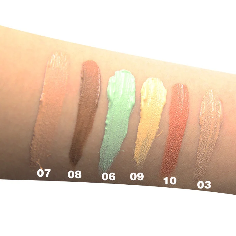 New 6 Color Concealer Cover Black Circles Freckles Blood Streak Even Skin Tone Waterproof Concealer Beauty Cosmetics New 6 Color Concealer Cover Black Circles Freckles Blood Streak Even Skin Tone Waterproof Concealer Beauty Cosmetics