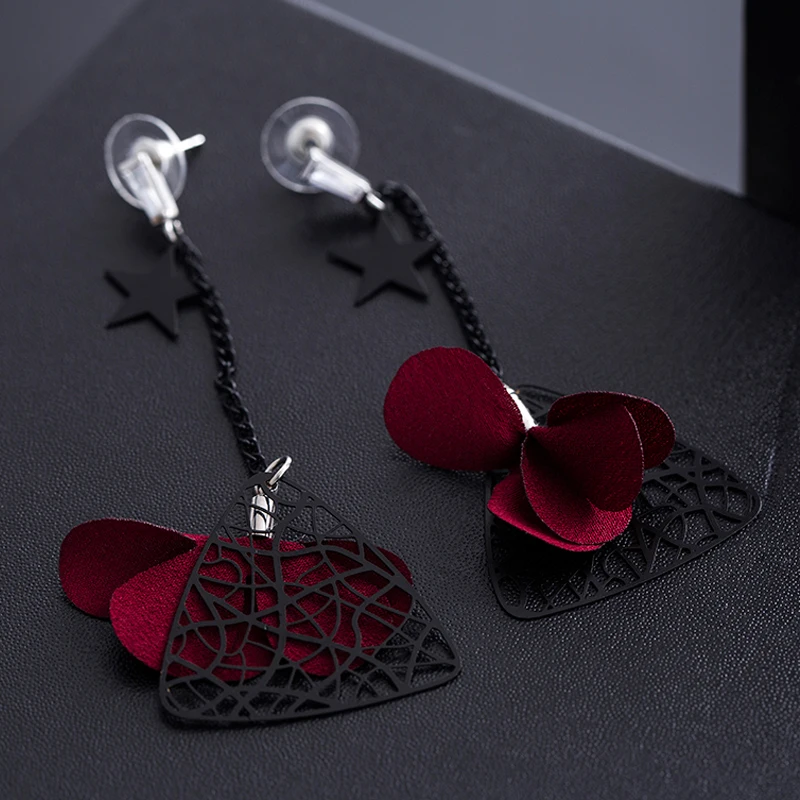 Женские винтажные серьги капельки длинные с перьями и кисточками|long earrings