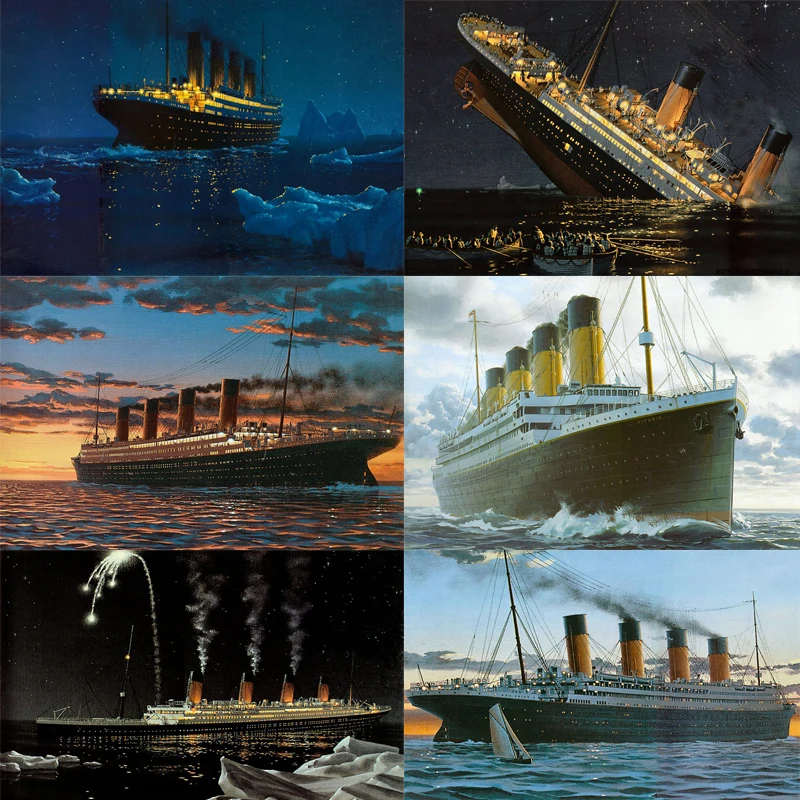 5D DIY diamond painting Titanic Full square Diamond mosaic diamond