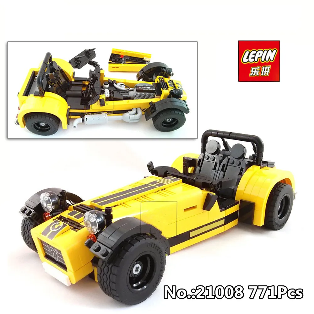 IN STOCK LEPIN 21008 technic series 771pcs The Caterham Classic 620R Racing Car Set Model Building