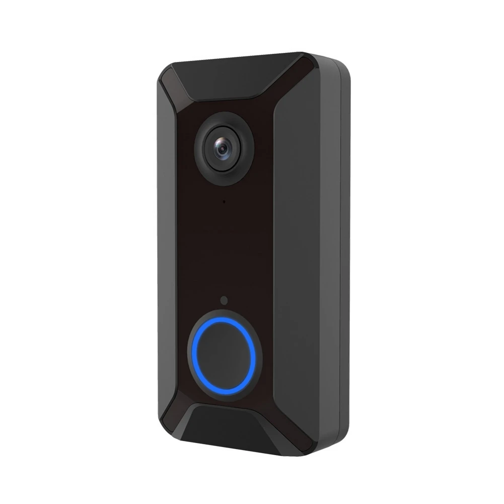 

V6 wifi Doorbell Smart Wireless 720P video camera Cloud storage door bell cam waterproof home security house bell Silver