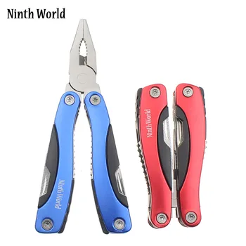 

6 Inch Multifunction Outdoor Hunting Camping Fishing Pocket Folding Pliers With Knife Screwdriver Saw And Crowbar Hand Tools