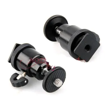 

Mini Ball Head Bracket Stand 360 Degree Swivel For 1/4" Screw Mount Tripod DSLR Camera CD50