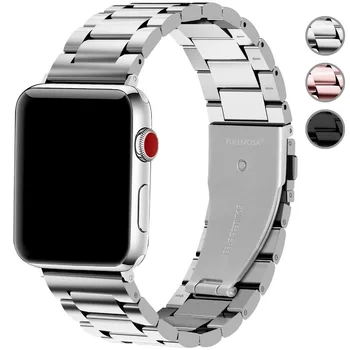 

Stainless Steel Apple Watch Bands 44mm 42mm 40mm 38mm iWatch Strap Watchband for Apple Watch Series 4 3 2 1 Nike+Edition